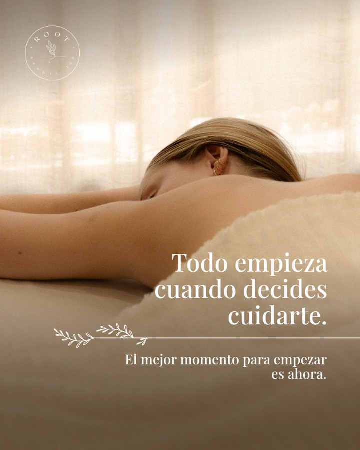 A veces esperamos el momento perfecto para empezar a cuidarnos 🌿

La realidad es que ese momento empieza cuando decides dedicarte un espacio para ti.
Porque el bienestar no consiste en encontrar más tiempo, sino en elegir priorizarlo ⏳

En Root Beauty Lab creemos que cuidar de ti también es una forma de quererte 🤍

Te esperamos en: 
📍C/ Alemania 78, Las Palmas de Gran Canaria 
📞608 900 350 • Lun-Vie 11:00-19:00
🗓️Reserva en el enlace de la bio 

#SoyRoot #MetodoRoot #BellezaConRaíz