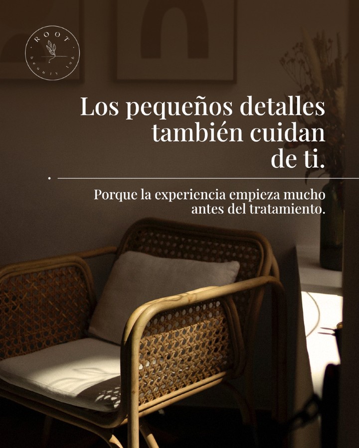 A veces, lo más importante es aquello que pasa desapercibido.

⭐️Una cabina preparada con mimo.
⭐️El tiempo que dedicamos a escucharte.
⭐️La tranquilidad de un espacio pensado para ti.

Cada detalle forma parte de una experiencia creada para que, desde el primer momento, te sientas cómoda, acompañada y en calma.

🌿 Porque en Root Beauty Lab creemos que cuidar de ti empieza mucho antes del tratamiento. 

Te esperamos en: 
📍C/ Alemania 78, Las Palmas de Gran Canaria 
📞608 900 350 • Lun-Vie 11:00-19:00
🗓️Reserva en el enlace de la bio 

#SoyRoot #MetodoRoot #BellezaConRaíz